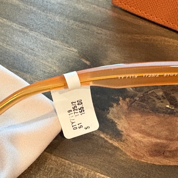 Tory Burch Tortoise Sunglasses with Green Lenses main image 5